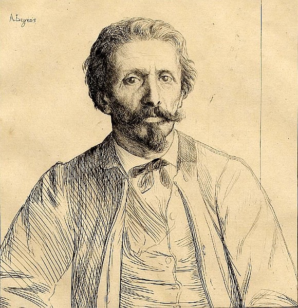 Alphonse Legros, 'Portrait de M. Auguste Delâtre', Imprimeur, etching & drypoint, 1870s, British Museum 1949,0411.2221 Alphonse Legros, 'Portrait de M. Auguste Delâtre', Imprimeur, etching & drypoint, 1870s, British Museum 1949,0411.2221