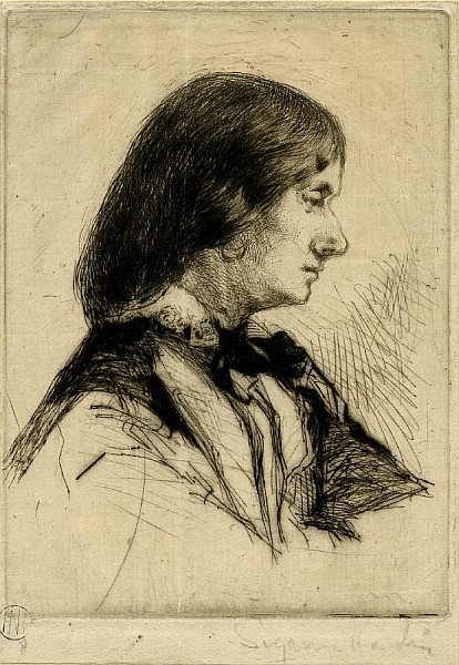 F.S. Haden, 'Dasha', etching and drypoint, 1859, British Museum 1937,0612.11
