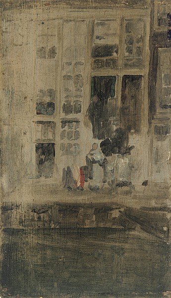 The Grey House, oil, 1889, Freer Gallery of Art