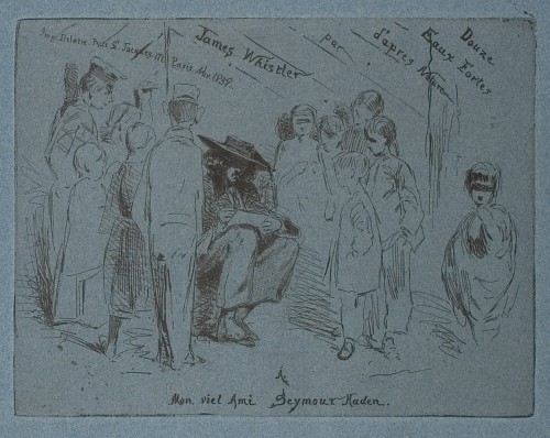 The Title Page for 'Douze Eaux Fortes d'après Nature' [22]