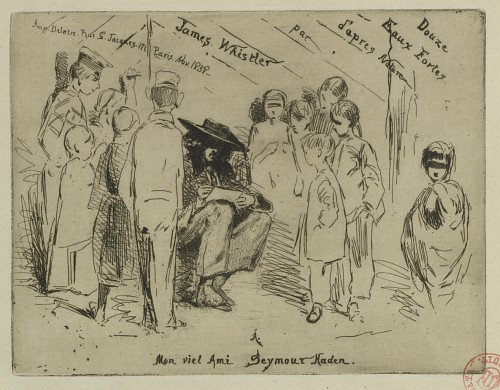 The Title Page for 'Douze Eaux Fortes d'après Nature' [22]