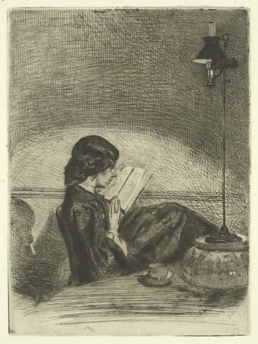 Reading by Lamplight [37]
