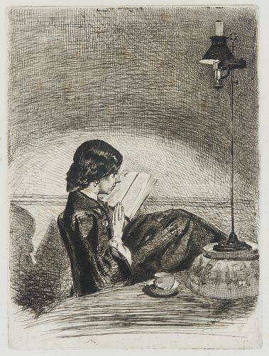 Reading by Lamplight [37]