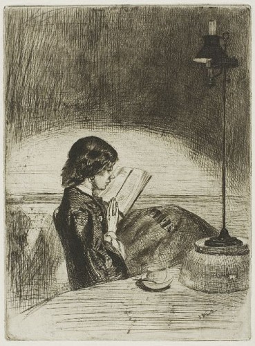 Reading by Lamplight [37]
