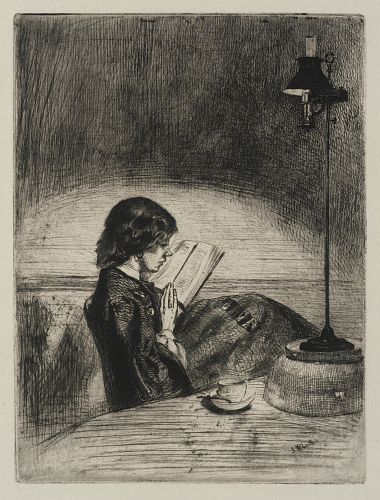 Reading by Lamplight [37]