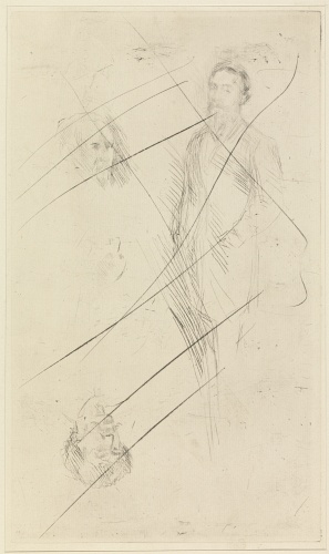 Portrait sketches including F.R. Leyland and Whistler [122]