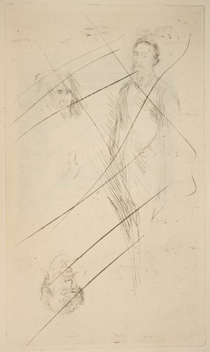 Portrait sketches including F.R. Leyland and Whistler [122]