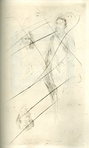 Portrait sketches including F.R. Leyland and Whistler [122]