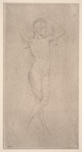 Nude Girl with Arms Raised [115]
