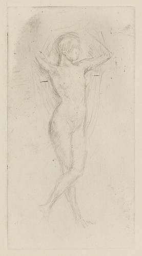Nude Girl with Arms Raised [115]