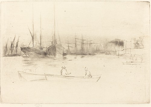 Steamboats off the Tower [156]