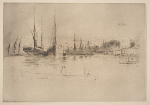 Steamboats off the Tower [156]