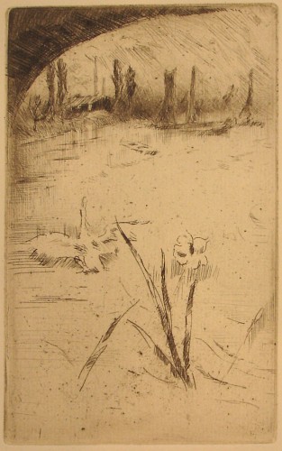 Sketch after Cecil Lawson's "Swan and Iris" [247]