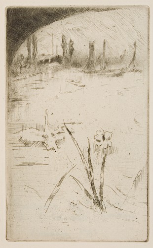 Sketch after Cecil Lawson's "Swan and Iris" [247]