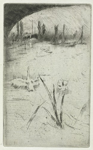 Sketch after Cecil Lawson's "Swan and Iris" [247]