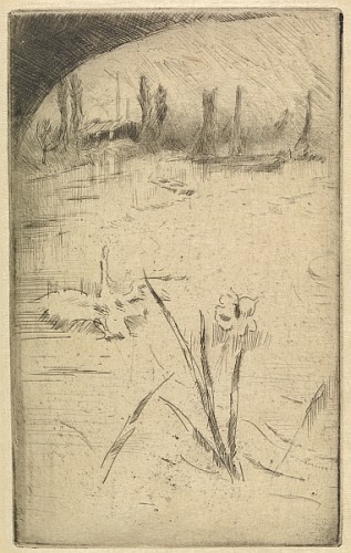 Sketch after Cecil Lawson's "Swan and Iris" [247]