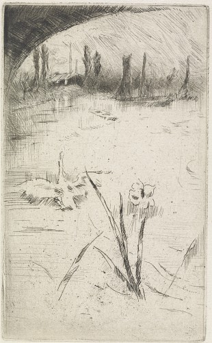 Sketch after Cecil Lawson's "Swan and Iris" [247]