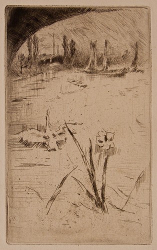Sketch after Cecil Lawson's "Swan and Iris" [247]