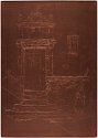 Copper plate: The Door of the Chapel, Montrésor [422]