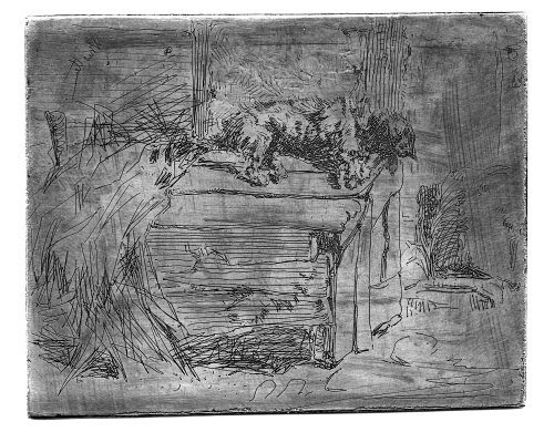 Copper plate: The Dog on the Kennel [19]