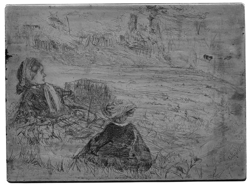 Copper plate: Nursemaid and Child [42]
