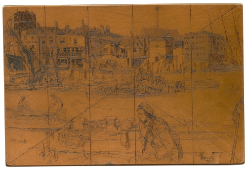 Copper plate: Black Lion Wharf [54]