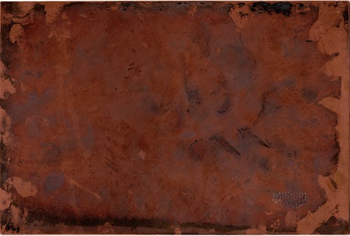Copper plate: Whistler with a hat [44]