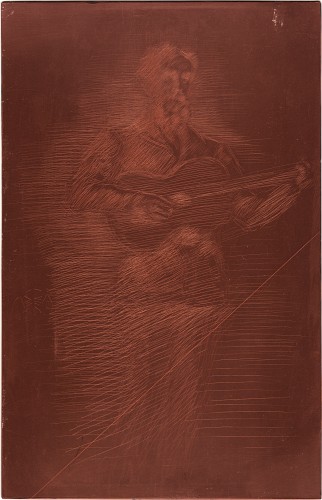 Copper plate: The Guitar Player (M.W. Ridley) [124]