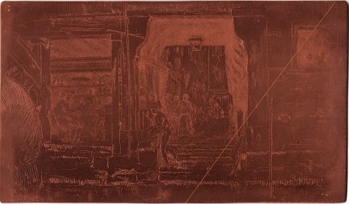 Copper plate: The Fish Shop, Venice [226]