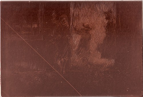 Copper plate: Cottage Door [252]