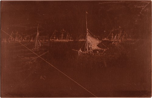 Copper plate: Her Majesty's Fleet: Evening [310]