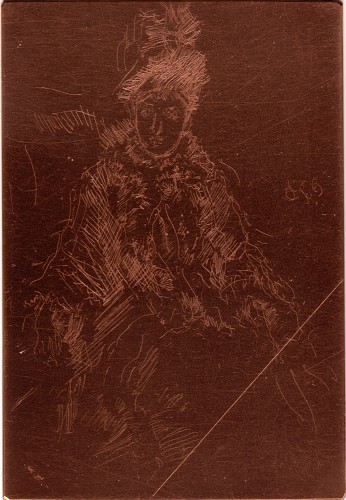 Copper plate: The Fur Tippet: Miss Lenoir [365]