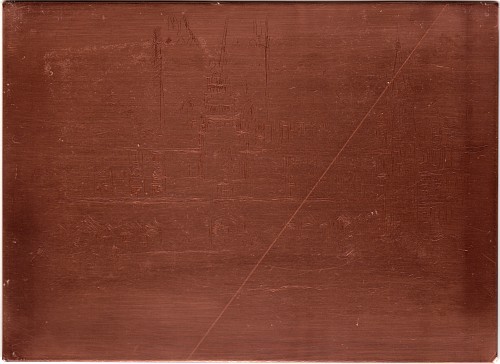 Copper plate: The Market, Bruges [354]