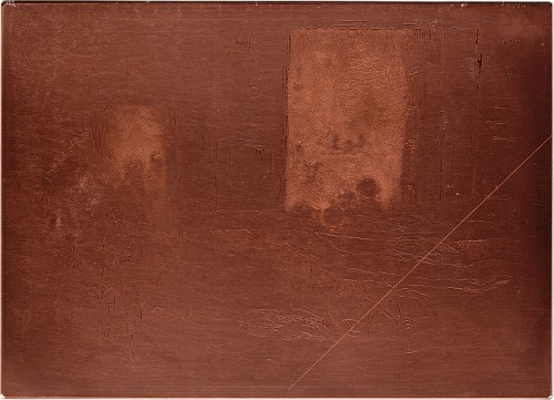 Copper plate: The Barrow - Quartier des Marolles, Brussels [346]