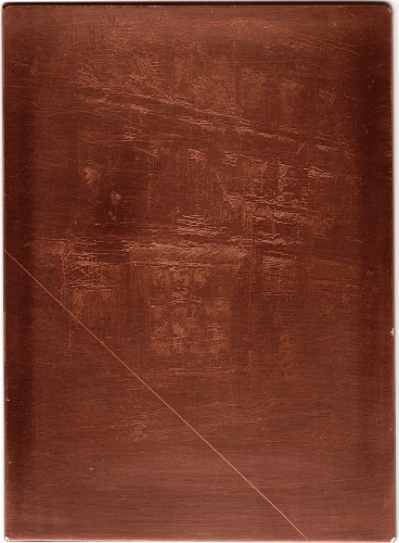 Copper plate: Petite Rue au Beurre, Brussels [341]