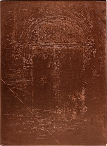Copper plate: The Hangman's House, Tours [393]