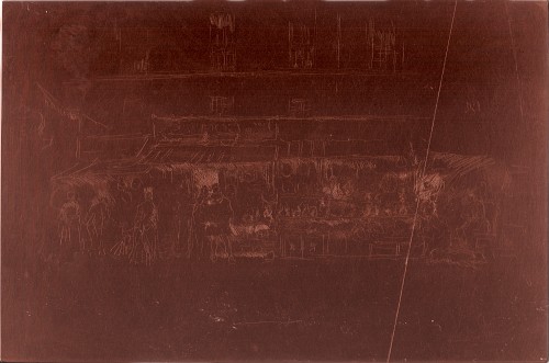 Copper plate: Quai de Montebello [385]
