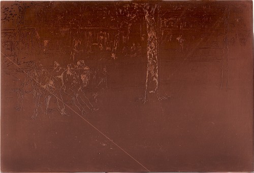 Copper plate: Boulevard Poissonière, Paris [483]