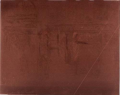 Copper plate: Antony's Print Shop, Rue de Seine [477]