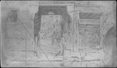 Copper plate: The Fish Shop, Venice [226]