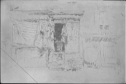 Copper plate: Rag Shop, Milman's Row, Chelsea [329]