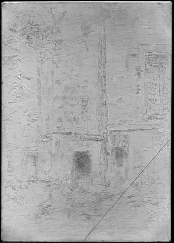 Copper plate: Hôtel de la Croix Blanche [395]