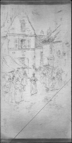 Copper plate: The Market Place, Tours [388]