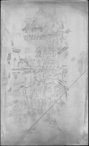 Copper plate: Hôtel de Ville, Loches [412]