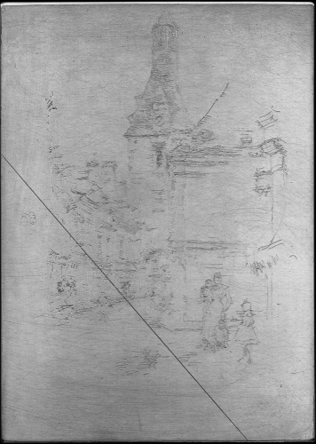 Copper plate: The Clock Tower - Amboise [429]