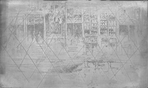 Copper plate: Jews' Quarter, Amsterdam [449]