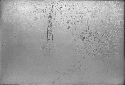 Copper plate: Boulevard Poissonière, Paris [483]