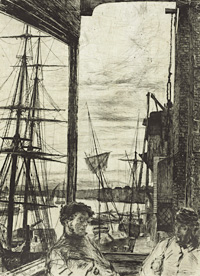 'Rotherhithe', 1860, Baltimore Museum of Art, 1996.48.7637