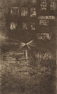 'The Dance House: Nocturne', 1889, Hunterian Art Gallery, HAG 46997